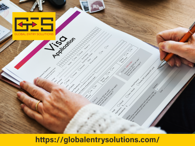 A traveler reviewing a UK visitor visa application representing the challenges of complex UK visitor visa processing