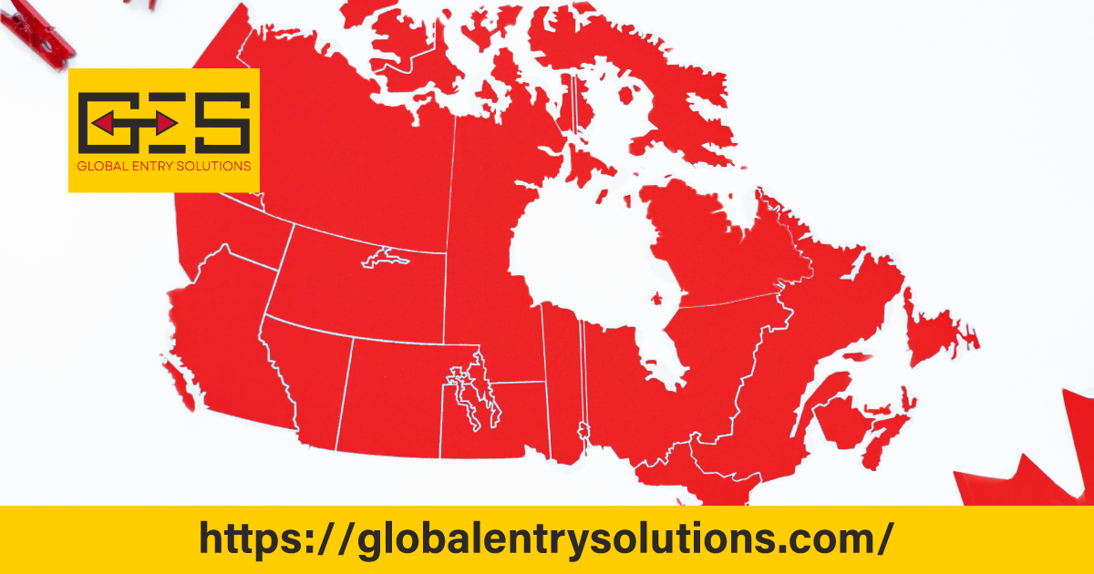 Map showing provinces in Canada offering Provincial Nominee Programs for US residents