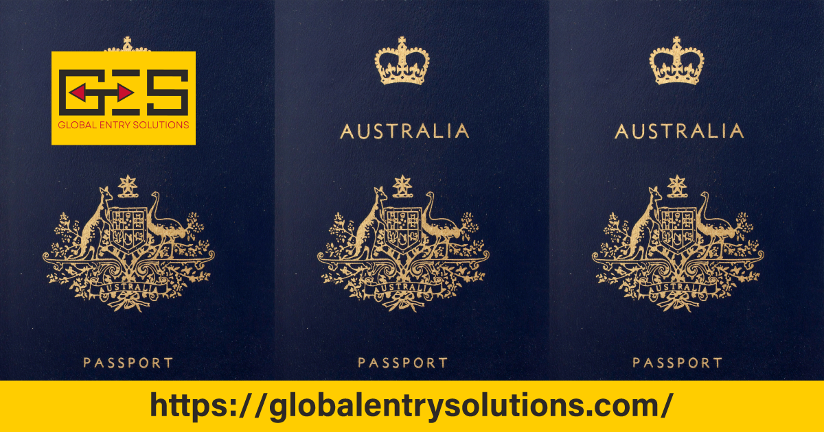 Australian passport image depicting the permanent residency status